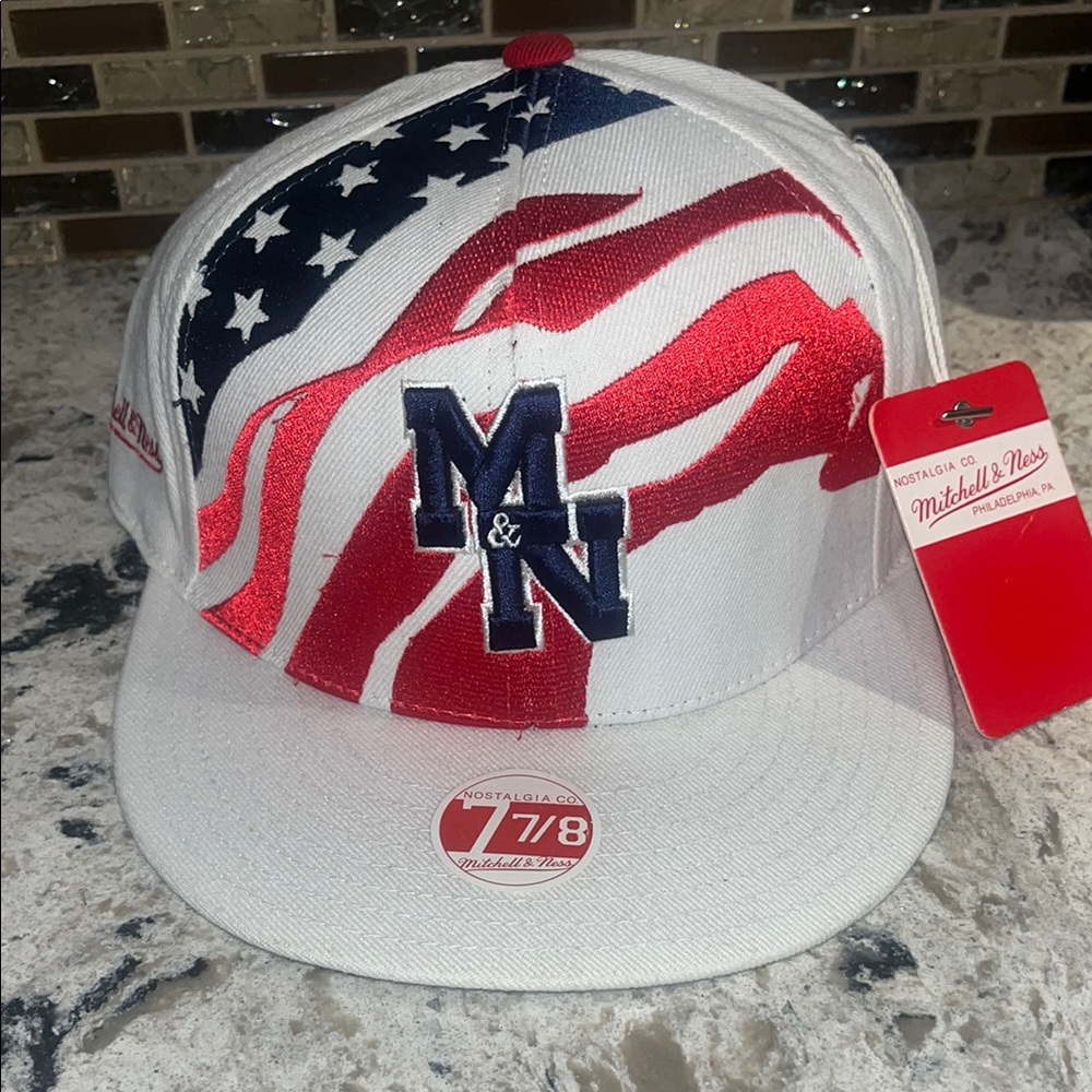 Mitchell & Ness American Flag Cap